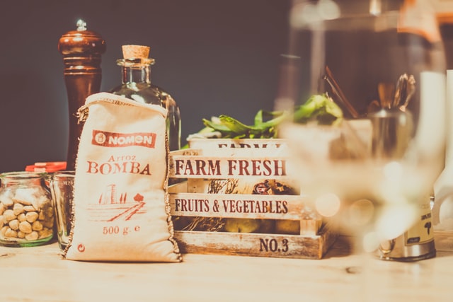 mix of farm fresh ingredients